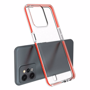 Чехол Spring для Realme C31 силиконовый с рамкой чёрный