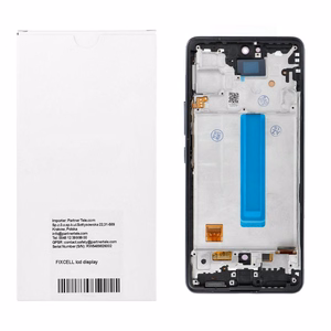 REWA OLED LCD displejs ar rāmi SAMSUNG A53 5G, melns