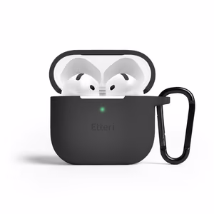 Etteri silikona maciņš AirPods 4 melns