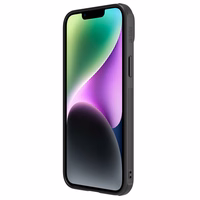 Nillkin CamShield Leather S viedtālruņa apvalks iPhone 14 apvalks ar kameras vāciņu melns
