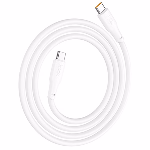 USB kabelis Hoco X93 60W USB-C uz USB-C 2.0m, balts