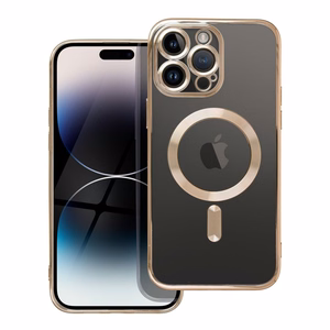 Case for iPhone 17 AIR Electro Mag Cover compatible with MagSafe gold