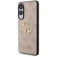 Guess Big 4G Logo Classic Logo viedtālruņa apvalks Samsung Galaxy S25 Edge - rozā