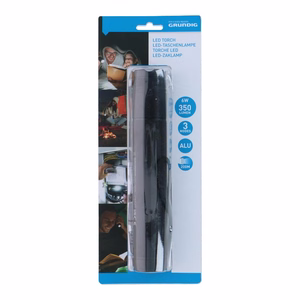Grundig alumīnija LED lukturītis, 350 lm, 6 W
