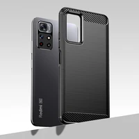 Oglekļa apvalks elastīgs apvalks Xiaomi Redmi Note 11 melns