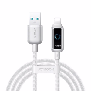 USB kabelis Joyroom S-A55 USB-A uz Lightning 3A 1,2 m, balts