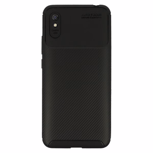 Vennus Carbon Elite viedtālruņa apvalks Xiaomi Redmi 9A melns