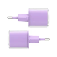 Acefast A53 PD 30W GaN USB-C lādētājs ar ekrānu - violets