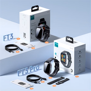Joyroom Fit-Life JR-FT3 Pro smartwatch with call answering function / Bluetooth 5.1 / IP68 protection - gray