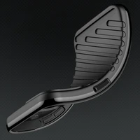 Thunder viedtālruņa apvalks Samsung Galaxy S25 Ultra silikona bruņots apvalks - melns