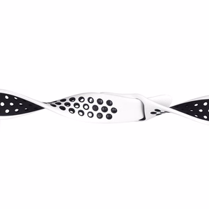 Crong Duo Sport siksniņa Apple Watch 38 / 40 / 41 / 42 mm, balts un melns