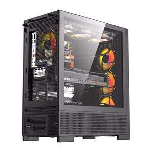 DarkFlash AIRNOVA computer maciņš (melns) + 3 fans