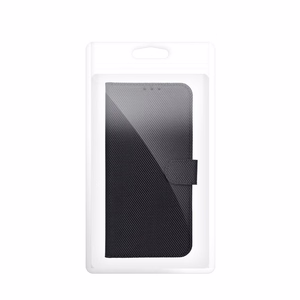 Flip case for iPhone 17 PRO / 18 PRO 4Card RFID anti-theft tech fabric black