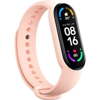 Siksna Xiaomi Mi Band 5/6/7 gaiši rozā