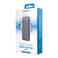 Forever power bank TB-100S 5000 mAh melns