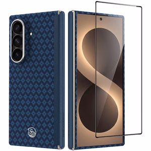 Benks Magnetic Armor Grid Air Grand Combo maciņš (C.K.FL.SA.BE.0051) Samsung Galaxy Z Fold 8 Ultra, zils
