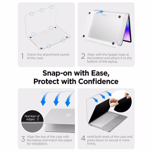 Spigen AirSkin Case for MacBook Neo 13" 2026 - Matte Navy Blue