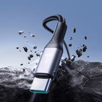 Joyroom S-A28 Flash sērijas 3A USB-A - USB-C kabelis 2m - melns