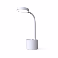 Desk LED Lampa 5W with pen turētājs PURE FLB-20 AGNES balts Forever Light