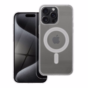 Case for iPhone 15 PRO MAX Clear Mag Cover (STR) compatible with MagSafe transparent
