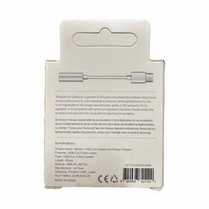 Samsung GP-TGU023AE DAC USB-C uz 3.5mm mini jack adapteris - balts