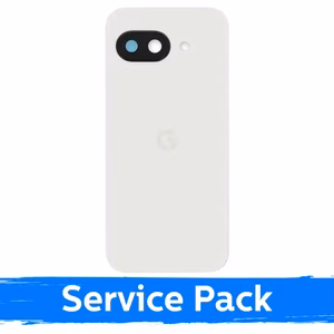 Aizmugurējais vāciņš, saderīgs ar Google Pixel 9A, porcelāna balts (Service Pack)