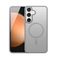 DUX DUCIS apvalks YIND saderīgs ar Magnētisko SAMSUNG S25 FE pelēks