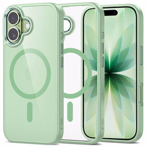 Tech-Protect MagMat MagSafe maciņš iPhone 17 caurspīdīgs zaļš