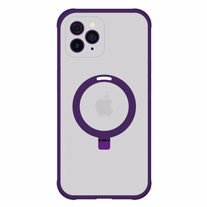 Tel Protect Burvīgais MagSafe ar statīvu apvalks viedtālrunim Iphone 11 Pro – violets