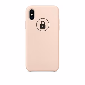 Phone Maciņš "Silicone Maciņš" priekš iPhone X (XS) / Rozā Sand / in package