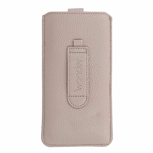 WONDER Deko viedtālruņa apvalks (Izmērs XL) Iphone 15/15 Pro/Iphone 16/16 Pro/Samsung S24/S24 Plus/S25/S25 Plus/A53/A55 5G kapučīno