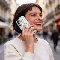 Tech-Protect FlexAir Maciņš for Samsung Galaxy A57 5G - Multicolor Flowers