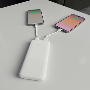 Внешний аккумулятор Puro DAILY 10 PLUS 10000mAh 2x USBA / 1x USB-C 22.5W - белый