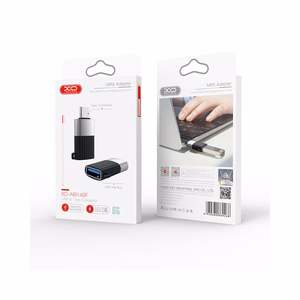 XO adapteris NB149-F USB - USB-C melns OTG