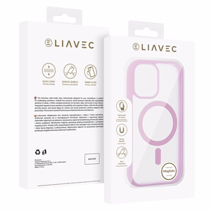Liavec mīksts maciņš priekš Iphone 17 violets