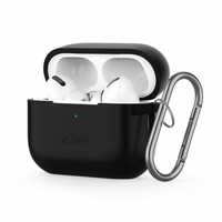 Tech-Protect silikona āķa apvalks Apple AirPods Pro 1 / 2 - melns