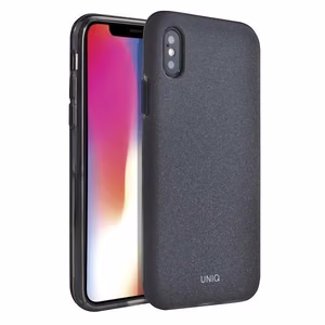Uniq Lithos viedtālruņa apvalks iPhone X / Xs - melns