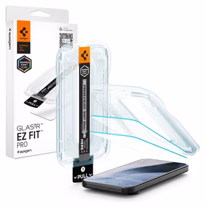Spigen Glas.tR EZ Fit Pro AC 2-Pack rūdīto aizsargstiklu komplekts Google Pixel 11 Pro XL tālrunim (2 gab.)