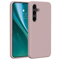 Etteri silikona viedtālruņa apvalks Samsung Galaxy S24 gaiši rozā