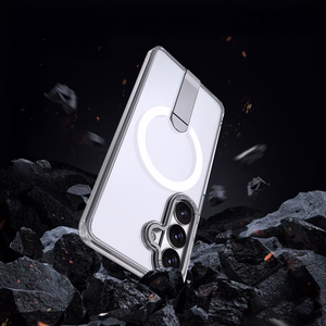 Hybrid Armor X macins Samsung Galaxy S26 ar stativu, saderigs ar MagSafe - caurspidigs