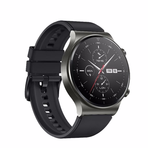Silicone Strap for Huawei Watch GT 2 / 3 / 4 / 2 Pro / 3 Pro / 4 Pro / GT 2e - Black