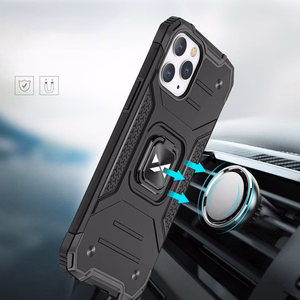 Wozinsky Ring Armor Case statīvs izturīgs aizsargvāks iPhone 13 Pro Max rozā zelts