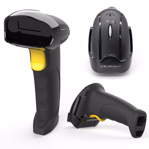 Qoltec 50856 bezvadu 1D/2D svītrkodu skeneris, 2,4 GHz