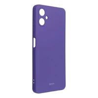 ROAR viedtālruņa apvalks COLORFUL JELLY SAMSUNG A06 violets