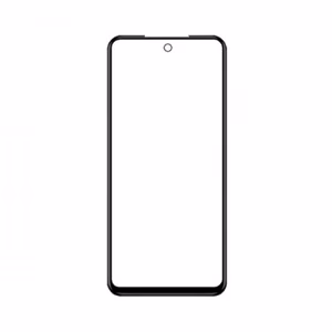 Outer Screen Glass Saderīgs ar Xiaomi Poco F3 Melns Original