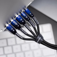 Kabelis FORCELL F-ENERGY C351 USB A uz Micro USB QC3.0 2,4A 18W Gradient 1 m melns (m)