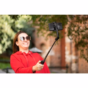 FORCELL F-GRIP S70M Selfie statīvs ar bezvadu tālvadību melns