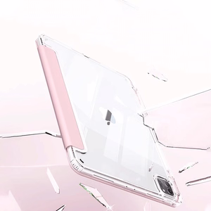 MACHINO TAB maciņš iPad Pro2/3/4 11" 2020/2021/2022 un iPad Air 4/5 10.9" un iPad Air 11" (2024) rozā
