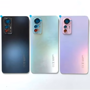 Aizmugurējais vāciņš Saderīgs ar Xiaomi 12 Lite 5G / Melns / (ar camera lens) OEM