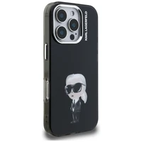 Karl Lagerfeld IML Aquarelle Karl & Logo MagSafe macins iPhone 16 Pro - melns